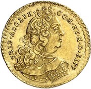 1 Ducat - Frederick Adolphus obverse image