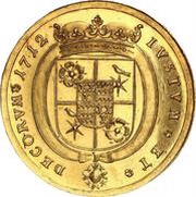 10 Ducats - Frederick Adolphus, Germany, 1712-1715 reverse image