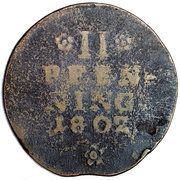 2 Pfenning - Frederick William Leopold, Germany, 1802 reverse image