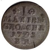 1 Mariengroschen - Frederick William Leopold, Germany, 1790-1795 reverse image