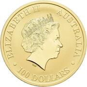 100 Dollars - Elizabeth II 4th Portrait - Emu obverse image