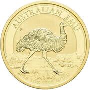 100 Dollars - Elizabeth II 4th Portrait - Emu, Australia, 2018 reverse image