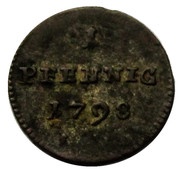 1 Pfennig - Dominik Constantine, Germany, 1790-1800 reverse image