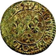 1 Denier, 1 Pfennig - Ferdinand Charles Type 1, Germany, 1645-1649 reverse image