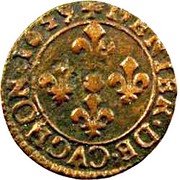 1 Denier, 1 Pfennig - Ferdinand Charles Type 2, Germany, 1649 reverse image
