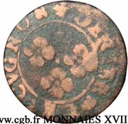 1 Denier, 1 Pfennig - Ferdinand Charles Type 6, Germany, 1649 reverse image