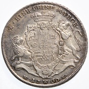 1 Thaler - Charles Thomas, Germany, 1767-1769 reverse image