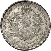 1 Thaler - Frederick Louis, Germany, 1768 reverse image