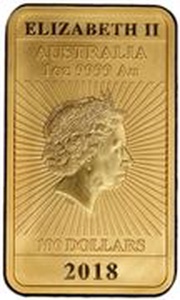 100 Dollars - Elizabeth II 4th Portrait - Dragon - Gold Bullion Coin obverse image
