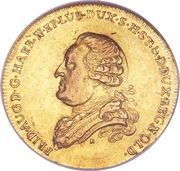5 Thalers - Frederick August obverse image