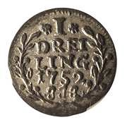 1 Dreiling, Germany, 1752-1762 reverse image