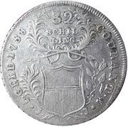 32 Schilling Gulden, Germany, 1758 reverse image
