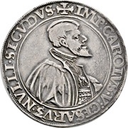 1 Thaler Brömsenthaler, Germany, 1537 reverse image