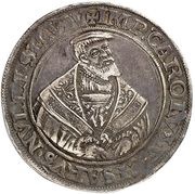 1 Thaler, Germany, 1544 reverse image