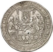 1 Thaler, Germany, 1580 reverse image