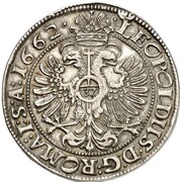 1 Thaler, Germany, 1662-1663 reverse image