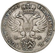 1 Thaler, Germany, 1745 reverse image