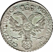 48 Schilling, Germany, 1752 reverse image