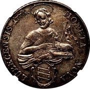 1 Thaler, Germany, 1776 reverse image