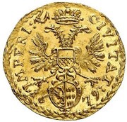 ½ Ducat, Germany, 1679-1716 reverse image