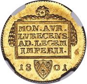 1 Ducat, Germany, 1801 reverse image