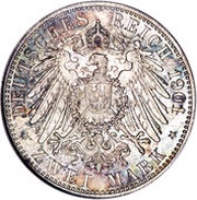 2 Mark, Germany, 1901 reverse image