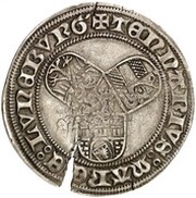 ⅓ Mark, Germany, 1502 reverse image