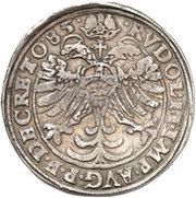 1 Thaler, Germany, 1581-1593 reverse image