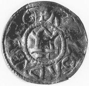 Denier anonyme au nom du roi Otton III obverse image