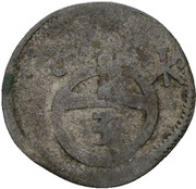 1 Dreier - Joachim Frederick of Brandenburg, Germany, 1576 reverse image