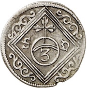 3 Pfennig - Christian William of Brandenburg, Germany, 1622 reverse image