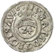 1⁄24 Thaler - Christian William of Brandenburg, Germany, 1615 reverse image