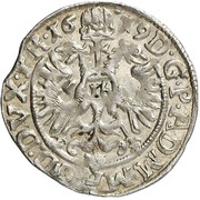 1⁄16 Thaler - Christian William of Brandenburg Kipper, Germany, 1619 reverse image