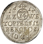 1⁄14 Thaler - Christian William of Brandenburg, Germany, 1612 reverse image