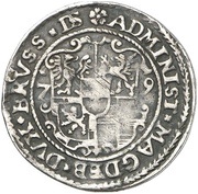 ⅛ Thaler - Joachim Frederick of Brandenburg, Germany, 1579 reverse image