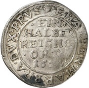 ½ Reichsort - Christian William of Brandenburg, Germany, 1624 reverse image