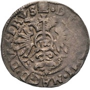 12 Kreuzer - Christian William of Brandenburg Kipper, Germany, 1621 reverse image