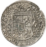 ⅙ Thaler - August of Sachsen-Weissenfels, Germany, 1668-1669 reverse image