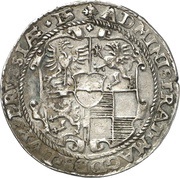 ¼ Thaler - Joachim Frederick of Brandenburg, Germany, 1579 reverse image