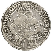 ¼ Thaler - Christian William of Brandenburg obverse image