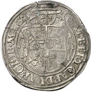 ½ Guldengroschen - Albert IV of Brandenburg, Germany, 1537-1540 reverse image