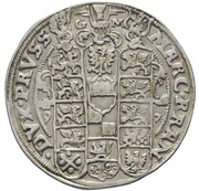 ½ Thaler - Joachim Frederick of Brandenburg, Germany, 1591-1598 reverse image