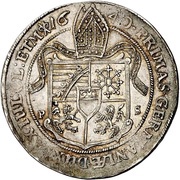 ½ Thaler - August of Sachsen-Weissenfels, Germany, 1640 reverse image