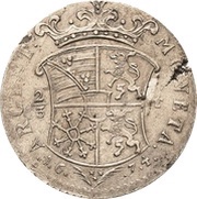 ⅔ Thaler - August of Sachsen-Weissenfels, Germany, 1674-1675 reverse image