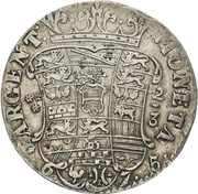 ⅔ Thaler - August of Sachsen-Weissenfels, Germany, 1675 reverse image