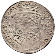 ⅔ Thaler - August of Sachsen-Weissenfels, Germany, 1675 reverse image