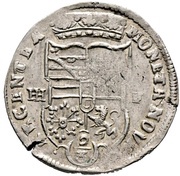 ⅔ Thaler - August of Sachsen-Weissenfels, Germany, 1675-1676 reverse image
