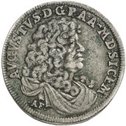 ⅔ Thaler - August of Sachsen-Weissenfels obverse image