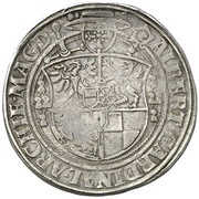 1 Guldengroschen - Albert IV of Brandenburg, Germany, 1525 reverse image