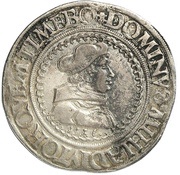 1 Guldengroschen - Albert IV of Brandenburg obverse image